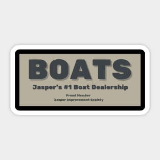 Road House: Boats Sticker